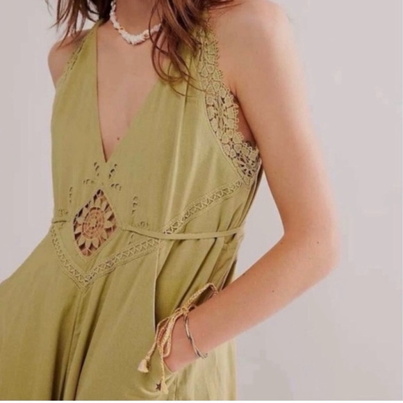 Free People Always Yours Crochet Lace Jumpsuit - Picture 3 of 3